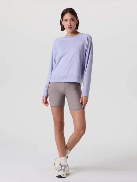 Vuori Tops - Vuori Lavender Long Sleeve Halo Crew